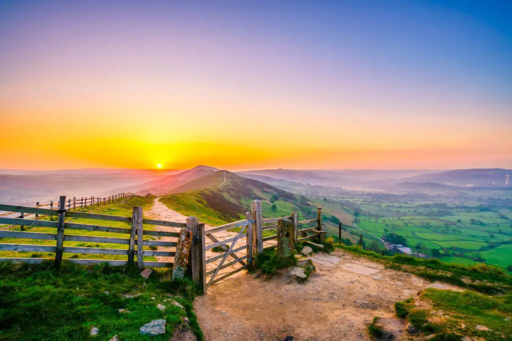 Picture of a hill in the Peak District where we provide Pat Testing