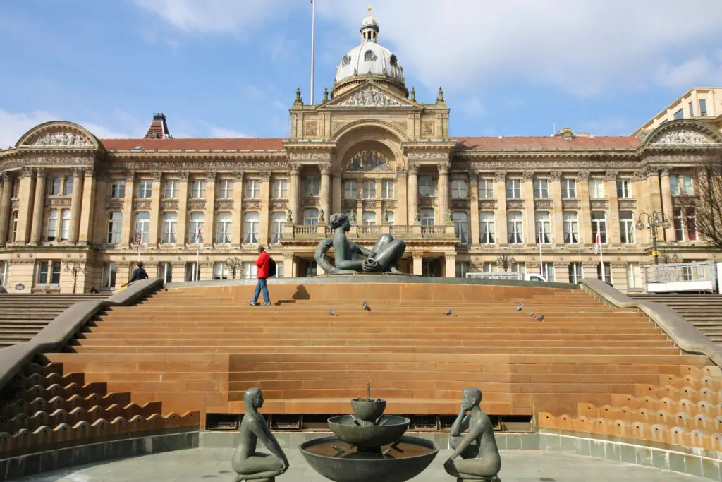 Birmingham Council House at Victoria Square. West Midlands, England.